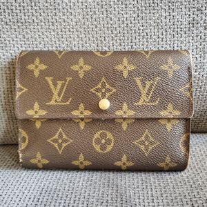 Louis Vuitton leather wallet